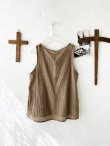 画像8: seasew.／ボイルワッシャータンクトップ ・ベージュ (8)