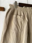 画像10: seasew.／コットンヘンプタックパンツ・ベージュ (10)