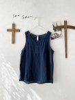 画像1: seasew.／ボイルワッシャータンクトップ ・ネイビー (1)