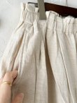 画像7: seasew.／コットンヘンプタックパンツ・生成り (7)