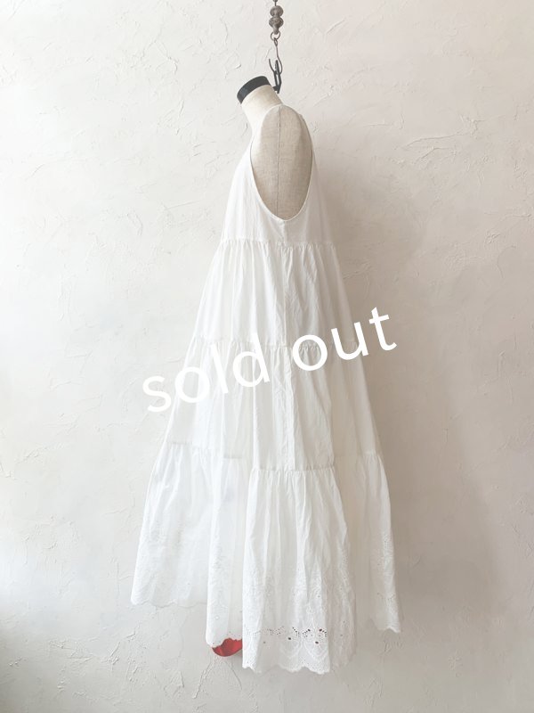 画像5: manoamano/レースティアードペチコートキャミ (5)