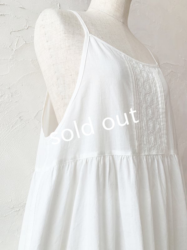 画像7: manoamano/レースティアードペチコートキャミ (7)