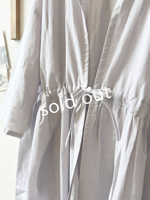 画像4: Branch m'/ドロスト羽織ワンピース・ラベンダー (4)