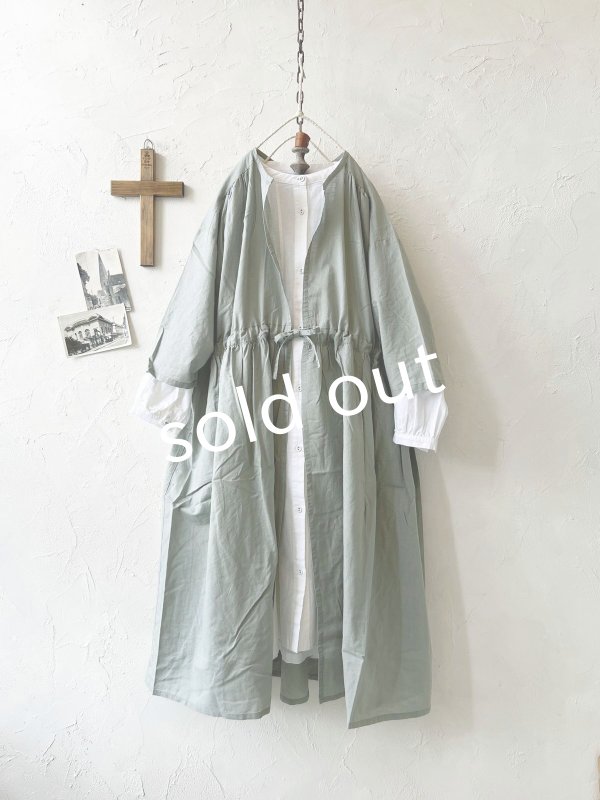 画像8: Branch m'/ドロスト羽織ワンピース・グレー (8)