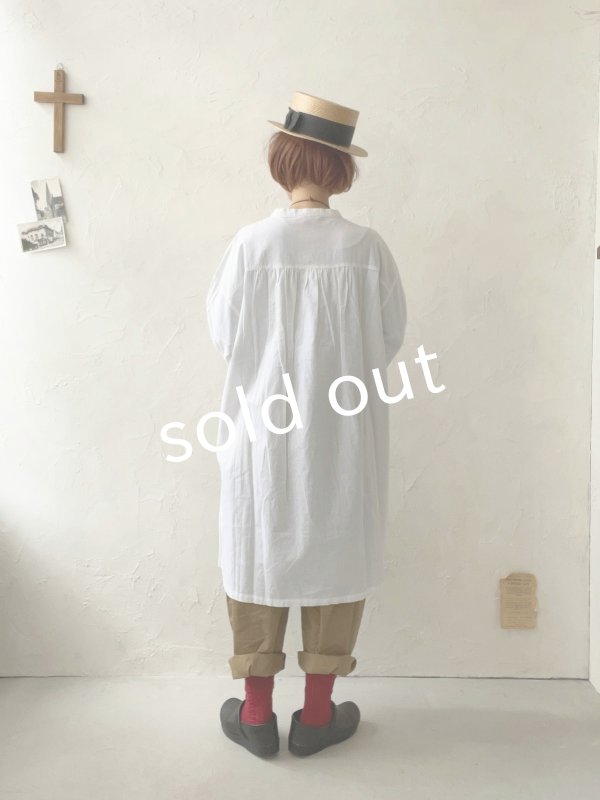 画像12: Branch m'/タックシャツチュニック・オフ (12)