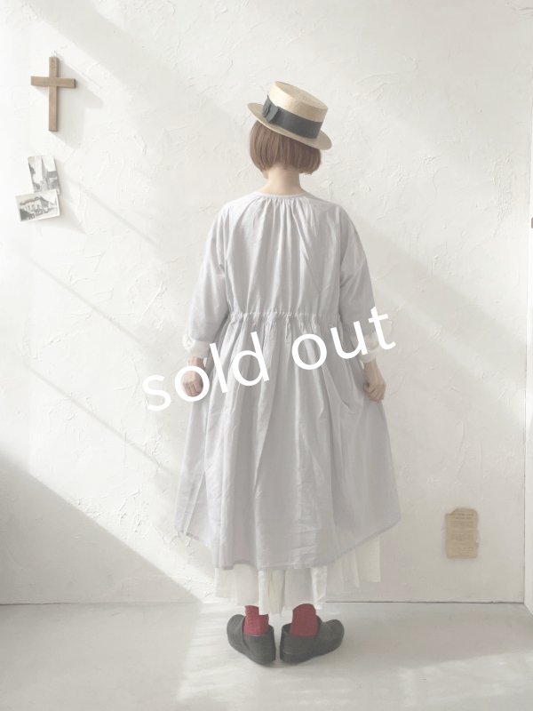 画像12: Branch m'/ドロスト羽織ワンピース・グレー (12)