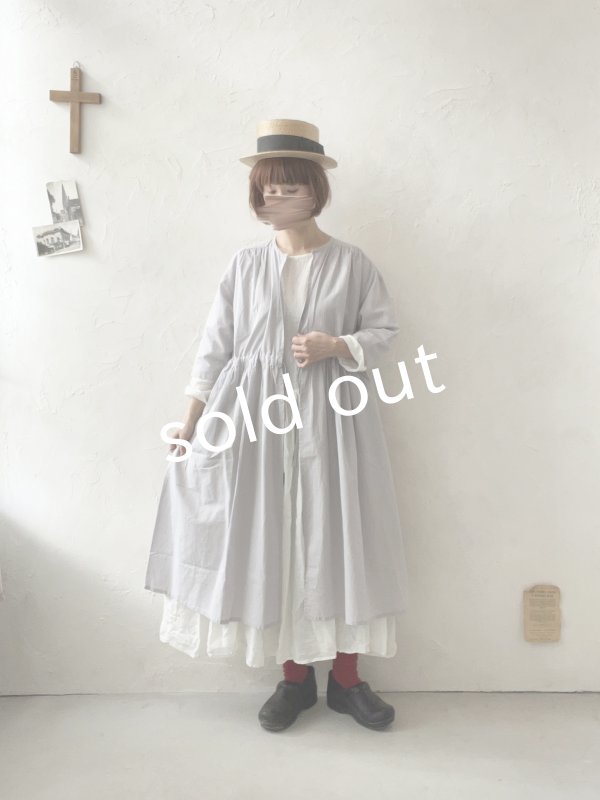 画像10: Branch m'/ドロスト羽織ワンピース・グレー (10)