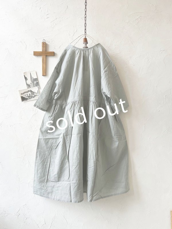 画像7: Branch m'/ドロスト羽織ワンピース・グレー (7)