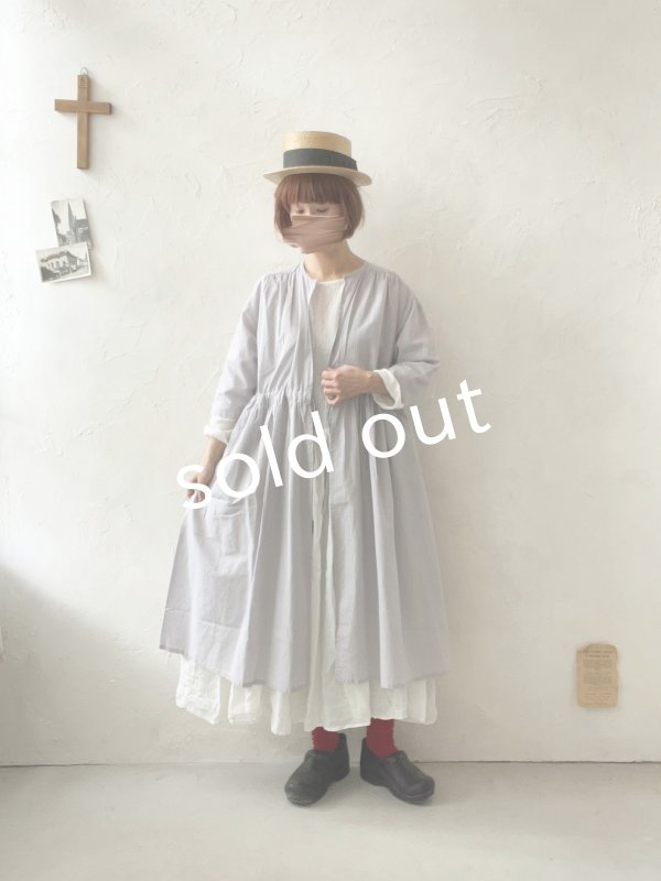 画像7: Branch m'/ドロスト羽織ワンピース・ラベンダー (7)