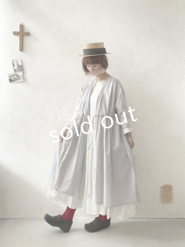 画像11: Branch m'/ドロスト羽織ワンピース・グレー (11)