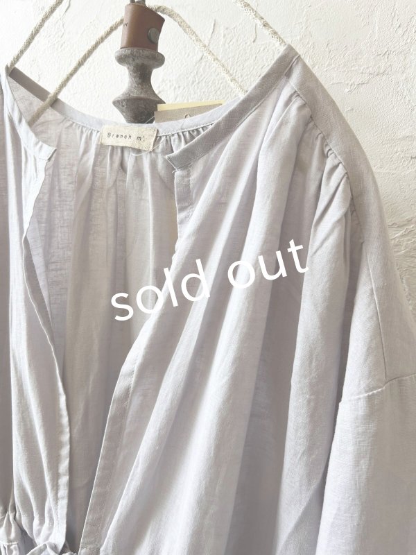 画像3: Branch m'/ドロスト羽織ワンピース・ラベンダー (3)