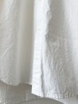 画像4: seasew.／高密度ツイルノーカラーシャツ・オフ (4)