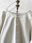 画像2: seasew.／タイプライターワッシャー長袖シャツ・ライトベージュ (2)