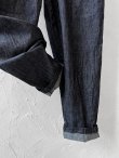画像3: seasew.／7.25ozデニムテーパードパンツ・インディゴ (3)
