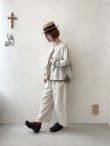 画像11: seasew.／コットンヘンプタックパンツ・ベージュ (11)
