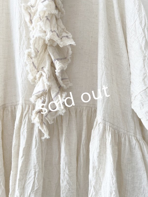 画像9: MARCHE' DE SOEUR／フローフリルワンピース・アイボリー (9)