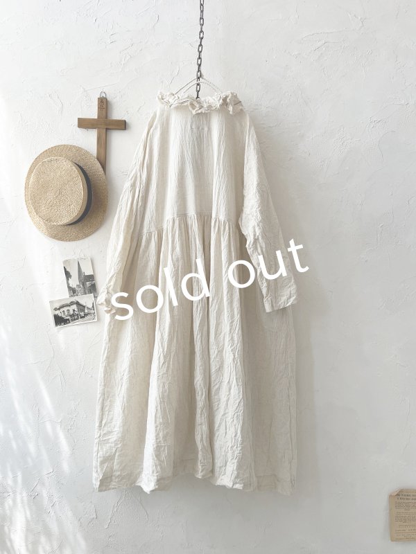 画像11: MARCHE' DE SOEUR／フローフリルワンピース・アイボリー (11)