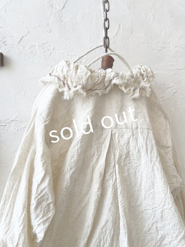 画像11: MARCHE' DE SOEUR／フローフリルタイトブラウス・アイボリー (11)