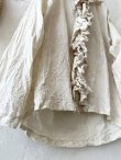 画像7: MARCHE' DE SOEUR／フローフリルタイトブラウス・アイボリー (7)