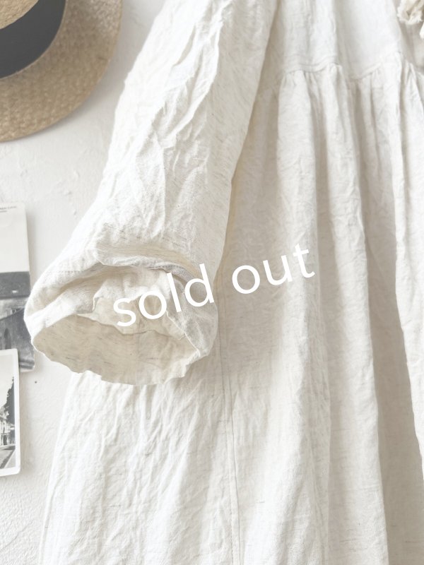 画像6: MARCHE' DE SOEUR／フローフリルワンピース・アイボリー (6)