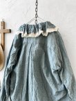 画像9: MARCHE' DE SOEUR／フローフリルタイトブラウス・ブルー (9)