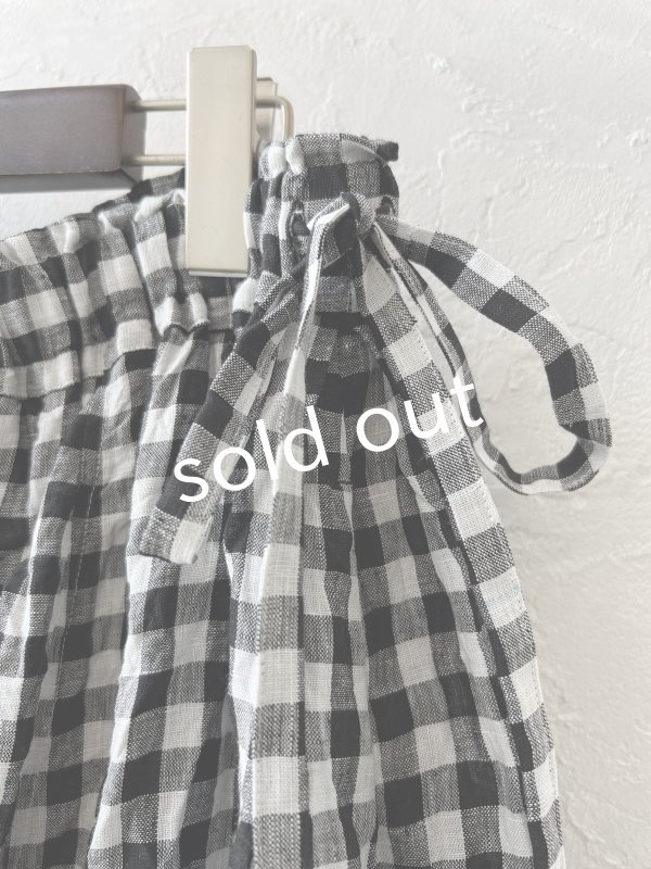 画像3: MARCHE' DE SOEUR／バルーンスカート・ギンガム (3)