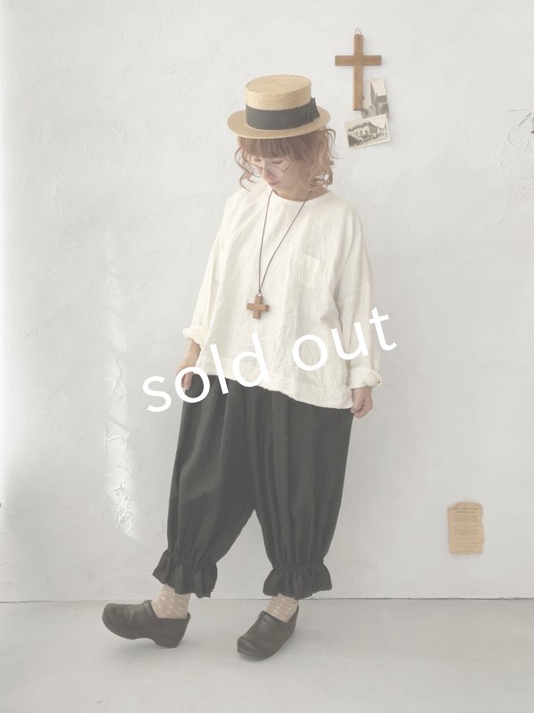 画像13: MARCHE' DE SOEUR／リネンプルオーバー・オフ (13)