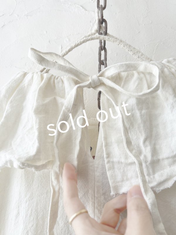 画像12: MARCHE' DE SOEUR／ラッフル襟のワンピース・オフ (12)