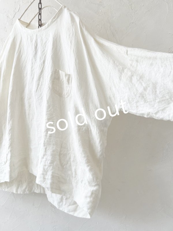 画像7: MARCHE' DE SOEUR／リネンプルオーバー・オフ (7)