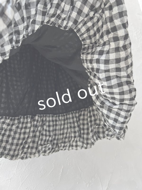 画像10: MARCHE' DE SOEUR／バルーンスカート・ギンガム (10)