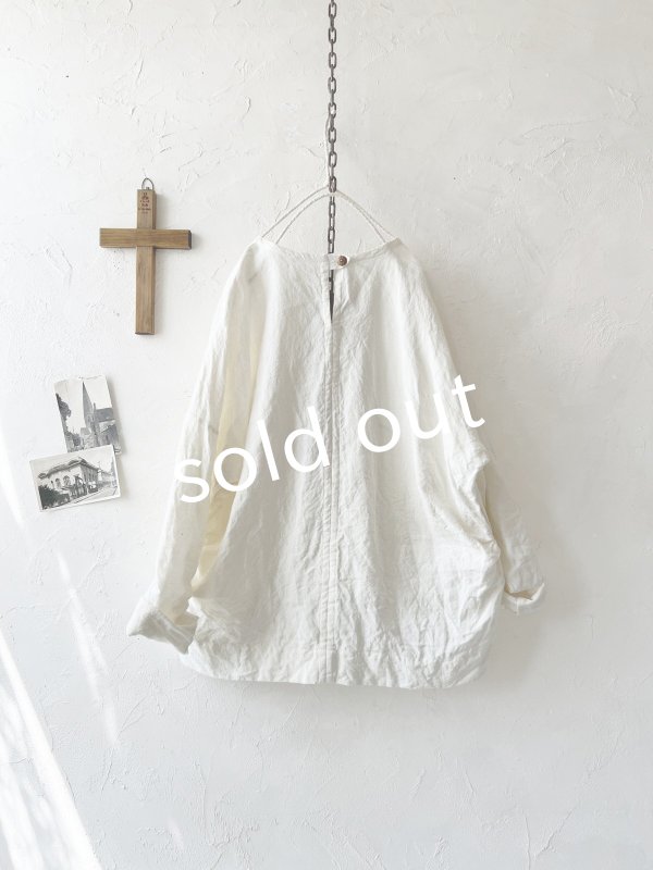 画像9: MARCHE' DE SOEUR／リネンプルオーバー・オフ (9)