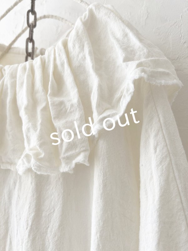 画像3: MARCHE' DE SOEUR／ラッフル襟のワンピース・オフ (3)