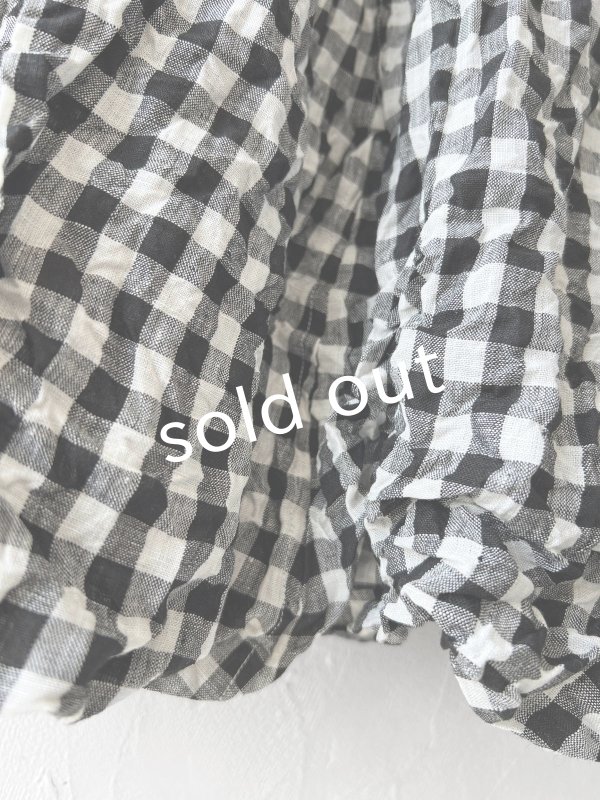 画像9: MARCHE' DE SOEUR／バルーンスカート・ギンガム (9)