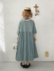 画像15: MARCHE' DE SOEUR／フローフリルワンピース・ブルー (15)