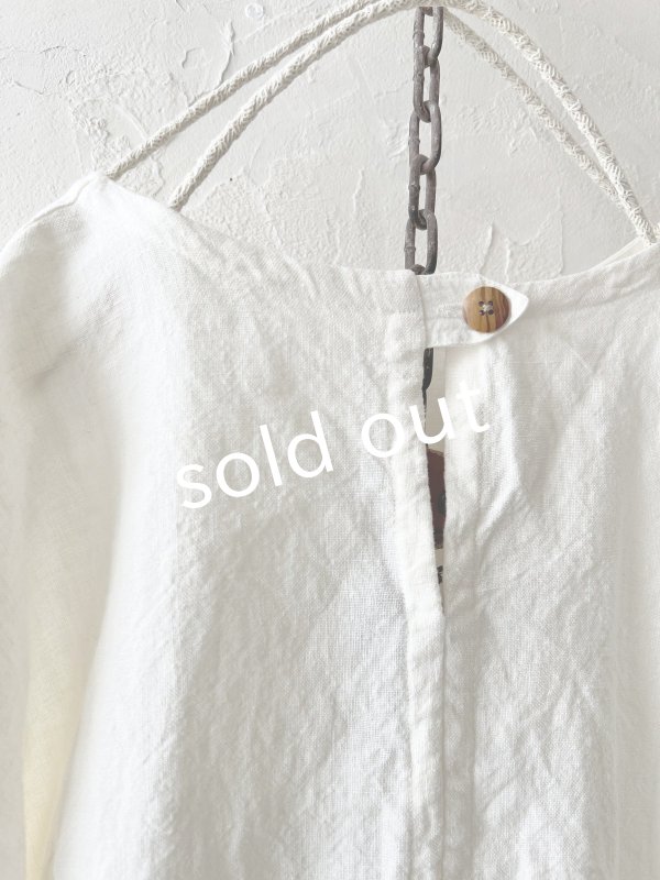 画像10: MARCHE' DE SOEUR／リネンプルオーバー・オフ (10)