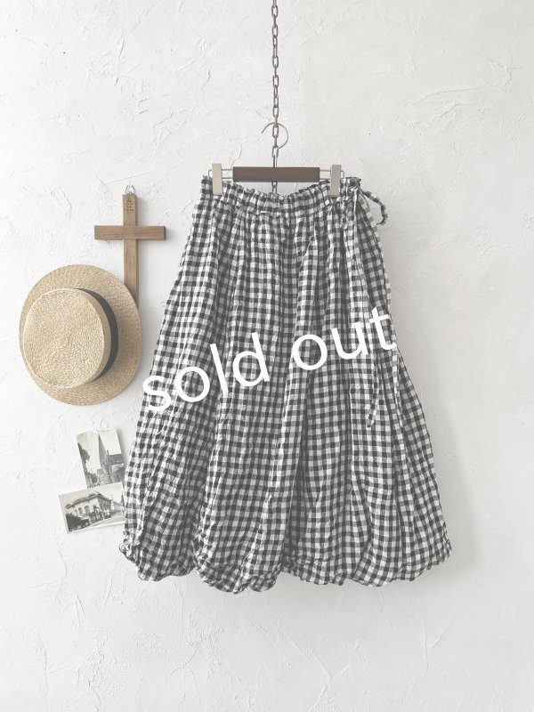 画像11: MARCHE' DE SOEUR／バルーンスカート・ギンガム (11)