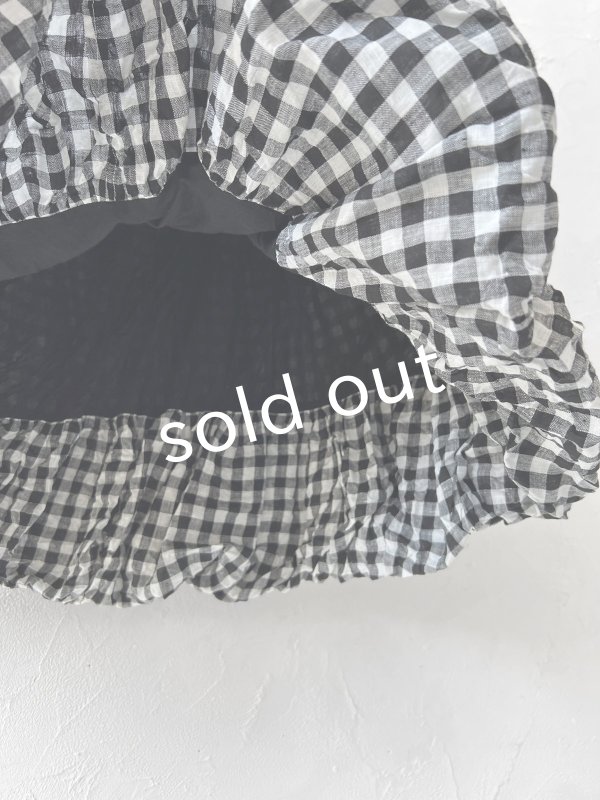 画像7: MARCHE' DE SOEUR／バルーンスカート・ギンガム (7)