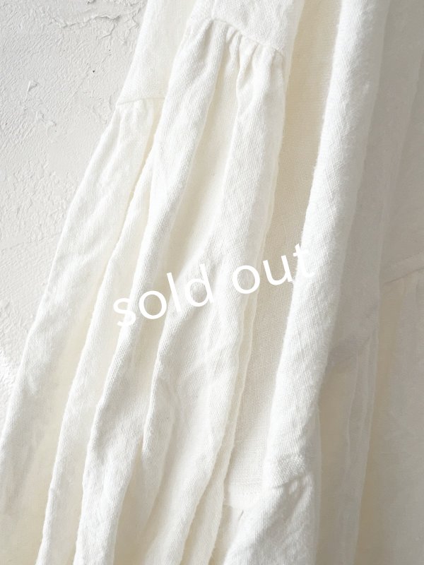 画像9: MARCHE' DE SOEUR／ラッフル襟のワンピース・オフ (9)