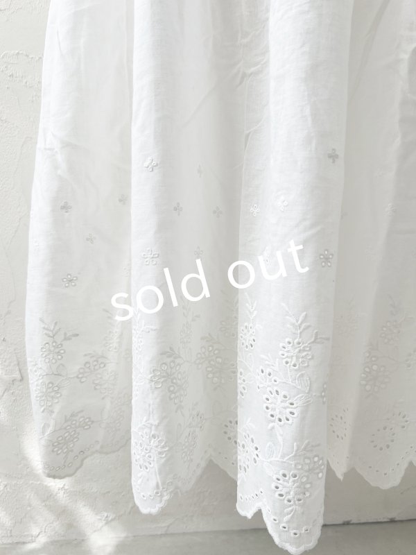 画像7: manoamano/スカラップレースペチコートキャミ (7)