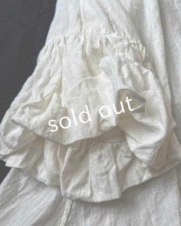 画像4: HALLELUJAH／11, Edwardian Chemise エドワーディアン ブラウス・Off-white  (4)