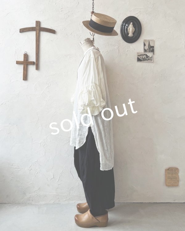 画像10: HALLELUJAH／11, Edwardian Chemise エドワーディアン ブラウス・Off-white  (10)