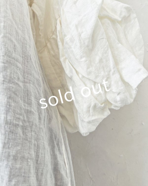 画像13: HALLELUJAH／11, Edwardian Chemise エドワーディアン ブラウス・Off-white  (13)