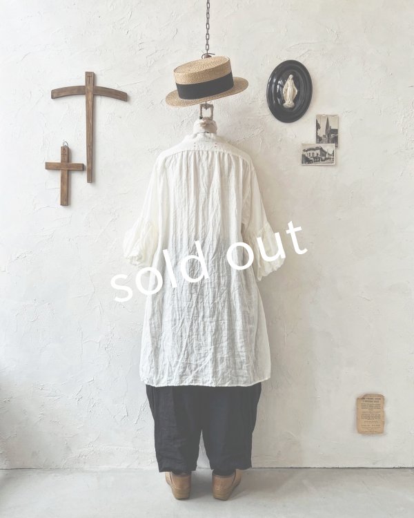 画像11: HALLELUJAH／11, Edwardian Chemise エドワーディアン ブラウス・Off-white  (11)