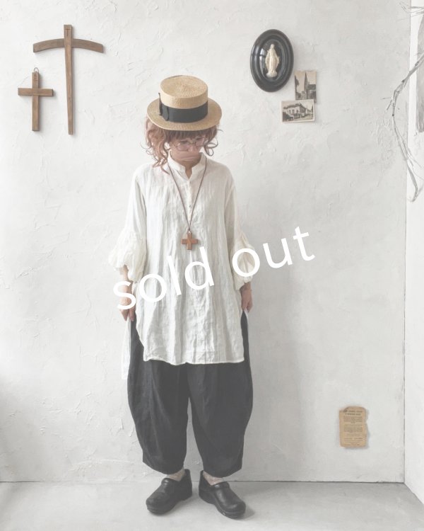 画像22: HALLELUJAH／11, Edwardian Chemise エドワーディアン ブラウス・Off-white  (22)