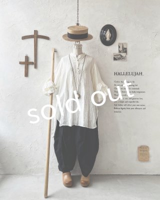 HALLELUJAH/11, Edwardian Chemise エドワーディアン ブラウス HALLELUJAH/11, Edwardian Chemise エドワーディアン ブラウス