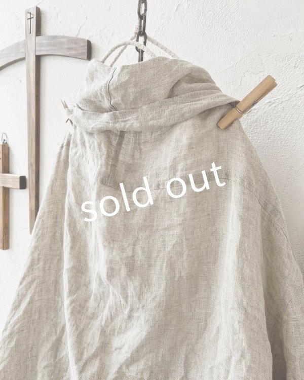 画像10: Branch m'/リネンのロングカーディガン・ナチュラル (10)