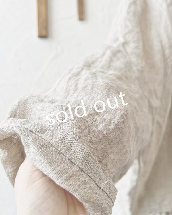 画像6: Branch m'/リネンのロングカーディガン・ナチュラル (6)