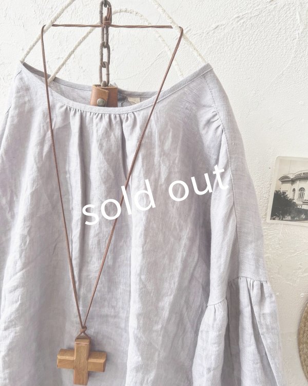 画像3: Branch m'/織姫炊きリネンプルオーバー・ラベンダー (3)