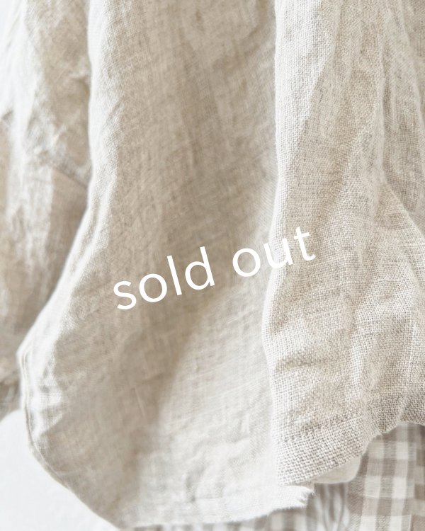 画像7: Branch m'/リネンのボレロカーディガン・ナチュラル (7)