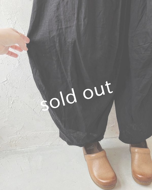 画像6: HALLELUJAH/4.Pantalon faun パン パンタロン・Black  (6)